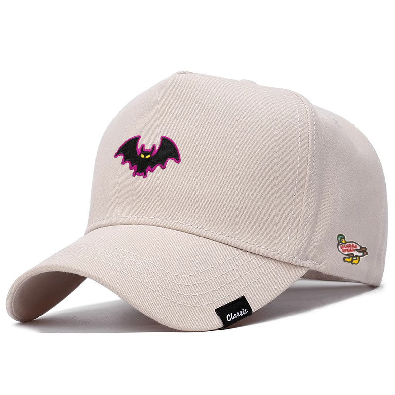 【官网正品】HUMAN WEEH时尚简约防晒软顶鸭舌帽潮帽刺绣蝙蝠通用,淘宝优惠券,粉丝福利购,淘宝优惠卷