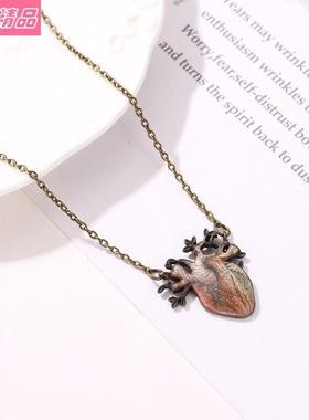 Simple Retro Tree Root Elk Necklace Girls Clavicle Chain颈链