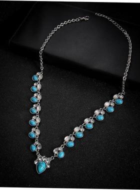 Ethnic Style choker Fashion Boho Flower Necklace波西米亚项链