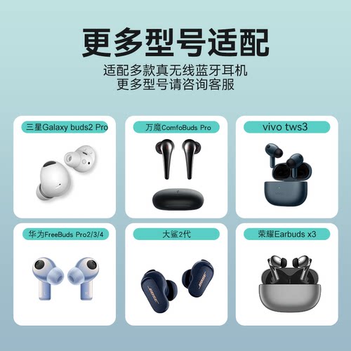 适用Samsung/三星 Galaxy Buds3 FE入耳式海绵耳塞耳帽buds 3fe记忆海绵滤网耳机套耳冒耳堵替换配件 - 图1