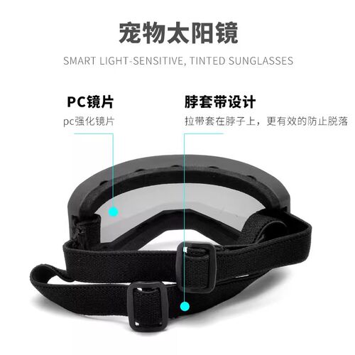 拉布拉多专用狗狗护目镜墨镜小狗眼镜防风镜大型犬配饰宠物头饰 - 图2