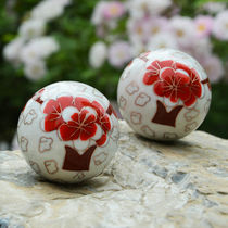 Kangkang Baoding Iron Ball Fitness Handball Jingtai Blue Hollow Ringtone Dragon Phoenix Tree Peony Sushi Fushou Middle-aged health care