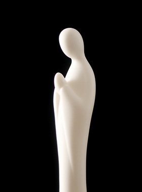 创意中式无相佛陶瓷工艺品摆