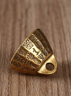 古玩空心秤砣摆件文房镇纸铜器把