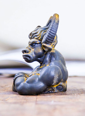 中式复古创意仿铸铁桌面居家摆件