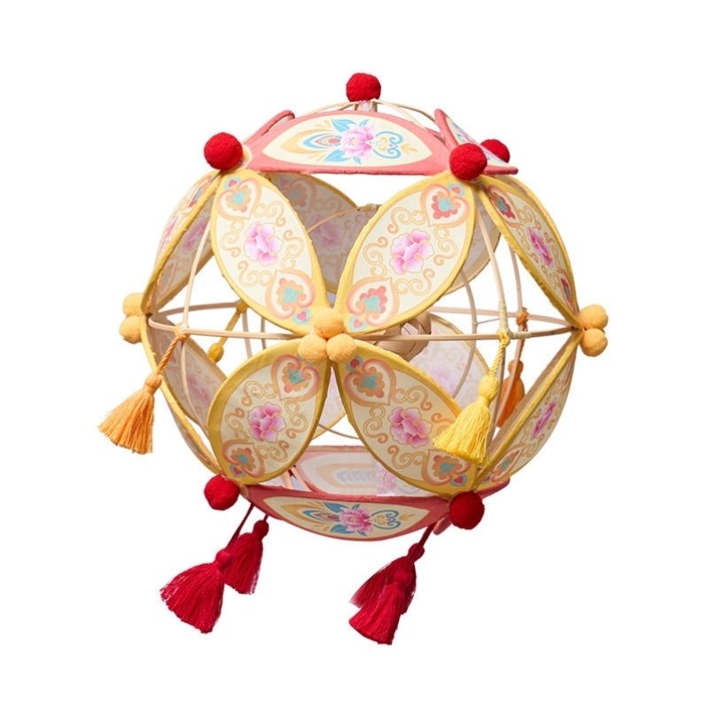 新年元宵节非遗竹编小滚灯手工灯笼diy材料儿童手提花灯舞蹈道具,淘宝优惠券,粉丝福利购,淘宝优惠卷