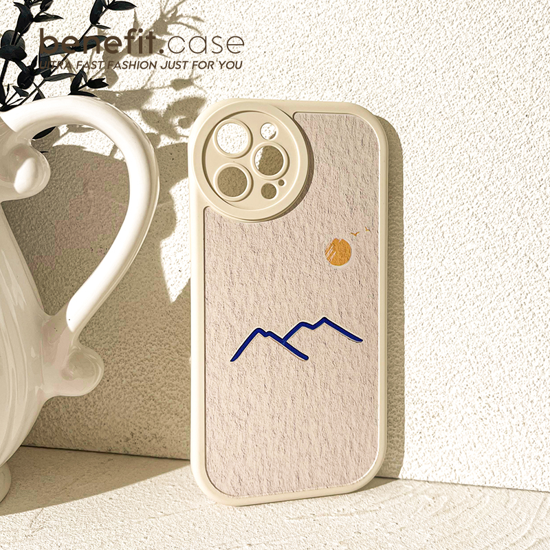 benefit月亮简笔适用于苹果15手机壳13iphone简约14promax新款12套11卡通xsmaxxr个性可爱8plus硅胶7mini情侣