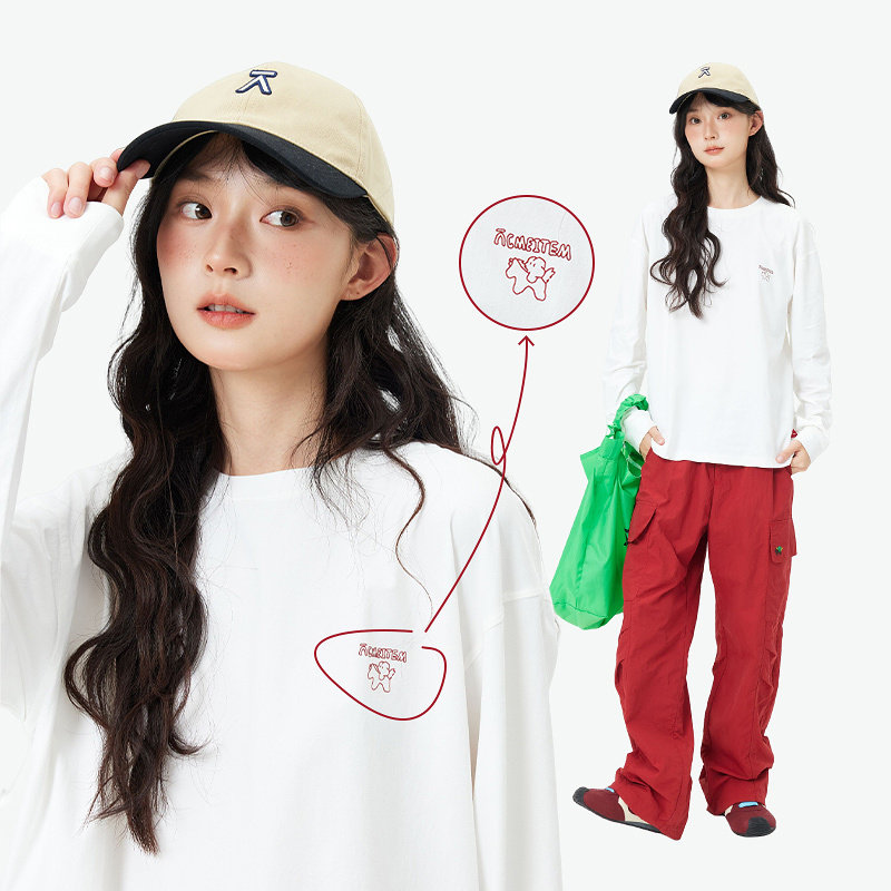 ACMEITEM爱棵米 新年款运动速干轻量长袖T恤印花宽松打底上衣男女,淘宝优惠券,粉丝福利购,淘宝优惠卷