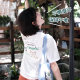 ACMEITEM ກາງແຈ້ງພໍ່ແມ່-ເດັກນ້ອຍພິມເສື້ອທີເຊີດແຂນສັ້ນເສື້ອກິລາກະໂປ່ງກາງແຈ້ງສໍາລັບຜູ້ຊາຍແລະແມ່ຍິງ