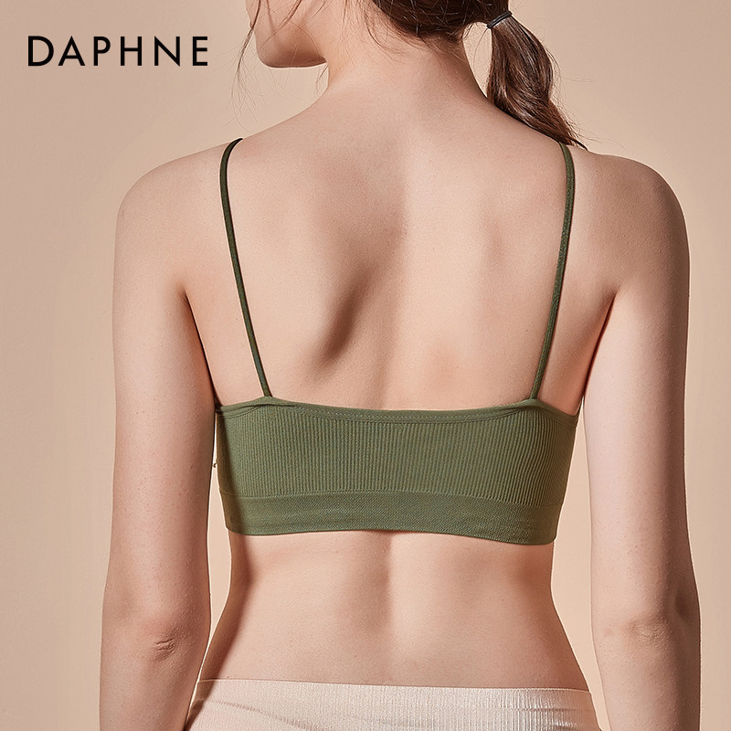 达芙妮无钢圈高中学生少女风抹胸 达芙妮内衣抹胸