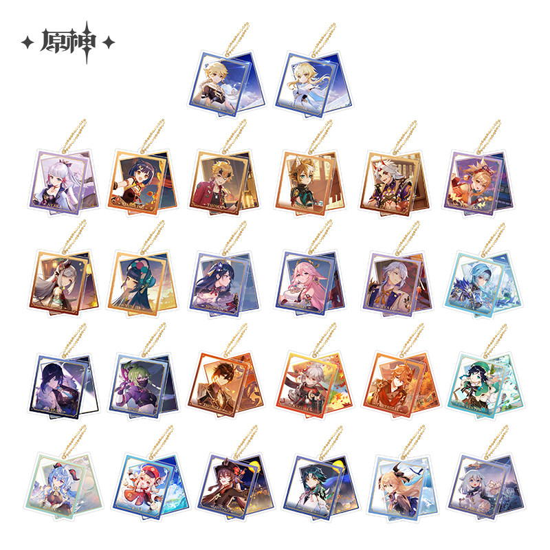 【原神官方】原神主题系列角色双片亚克力挂件  原神周边 Genshin