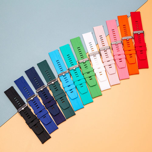 适用华为GT3表带GT2智能GT1运动2E硅胶watch4/3荣耀Magic2男女GS腕带42/46mm新款Pro手表buds配件替换表带new - 图2