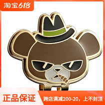 Japan SNIPE Osaka Bear Golf Cap Clip Mark SP511CM Ball Position Mark Cartoon Accessories Supplies
