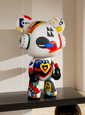 客厅玄关桌面摆件叮咚熊电视柜