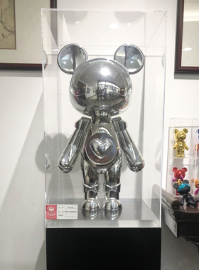 星际熊手摆件亚克力防尘罩