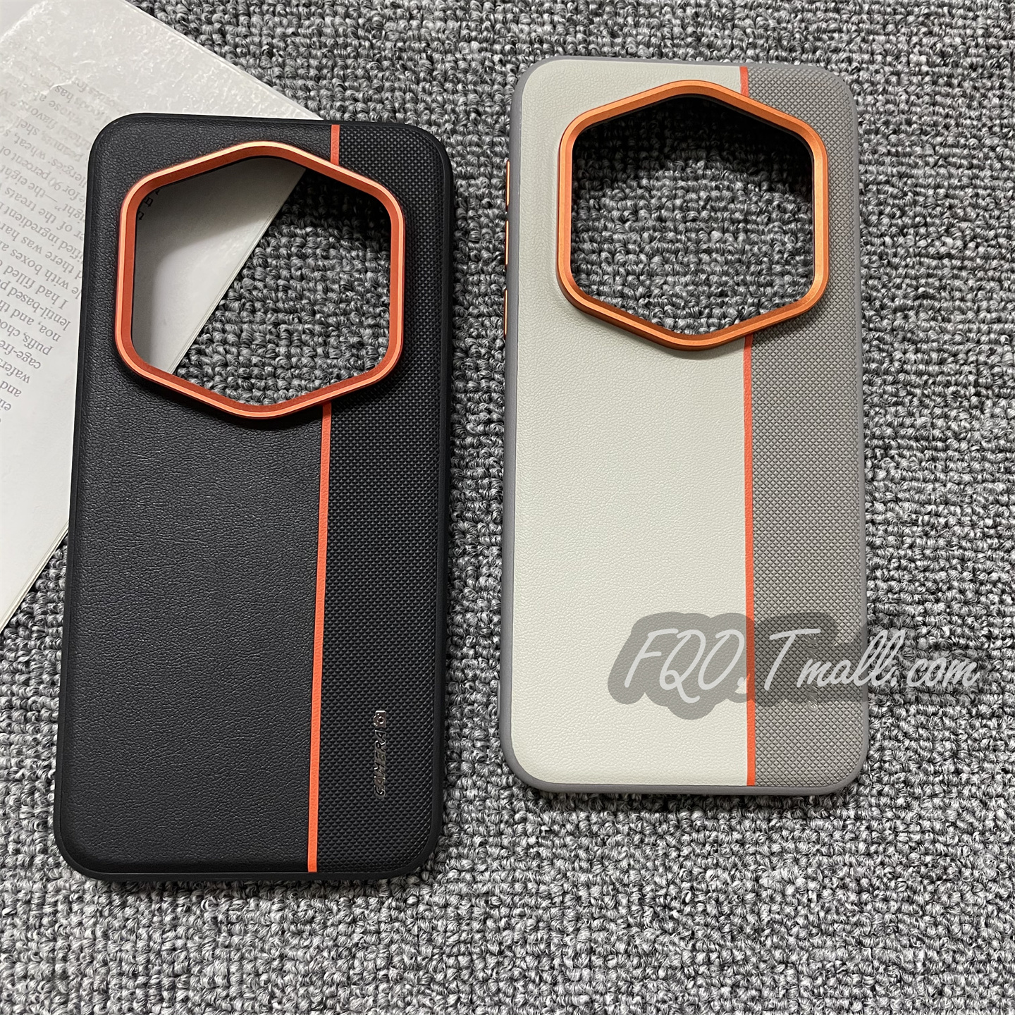 Fqo 适用荣耀Magic6 Pro手机壳magic7 RSR保时捷金属镜头磨砂素皮魔术7pro防滑三拼金甲简约Magic6软边超薄硬 - 图0