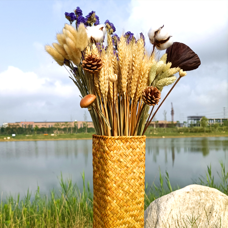 天然麦穗干花开业大麦花束田园装饰展会布置拍摄道具客厅家居摆设