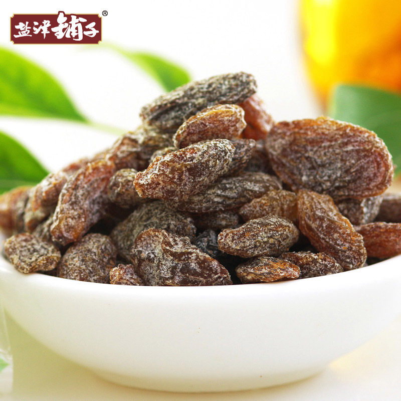 盐津铺子长190g /罐装蜜饯葡萄干 乐檬食品葡萄干