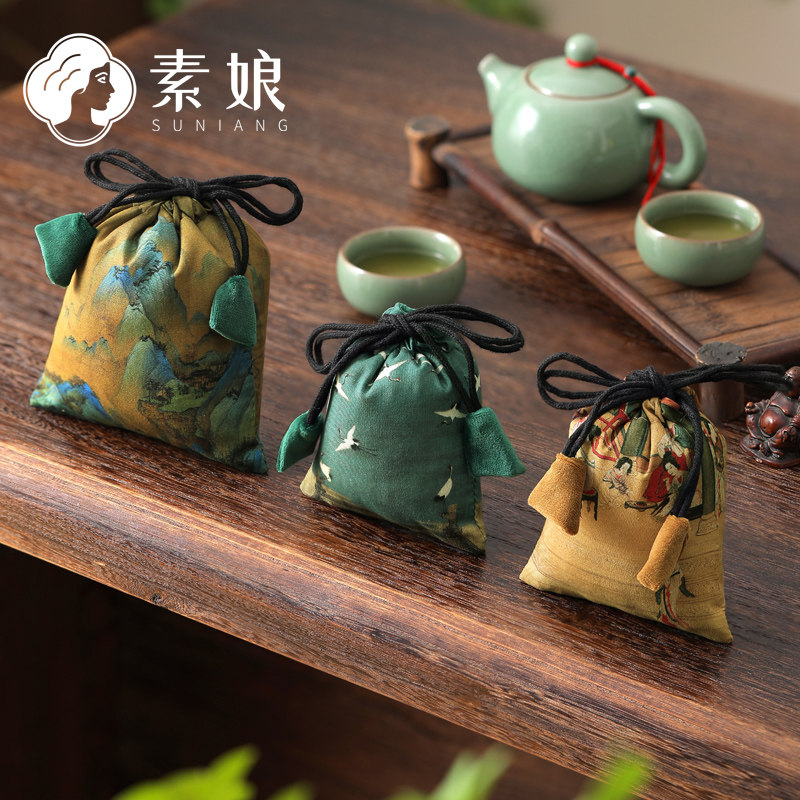 素娘高端文玩手串收纳袋绒布袋核桃手表珠宝手镯首饰袋抽绳束口袋,淘宝优惠券,粉丝福利购,淘宝优惠卷