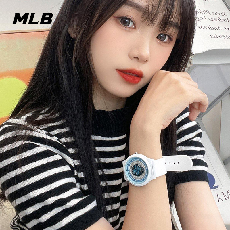 MLB美职棒手表男新款时来运转ny复古手表学生情侣运动电子手表女 - 图1