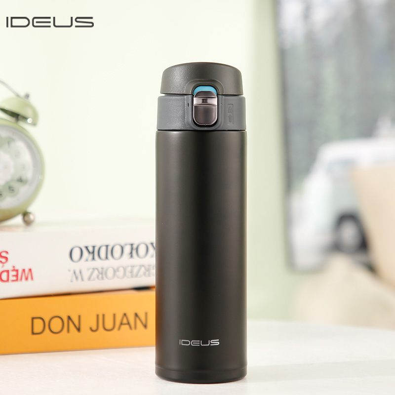 IDEUS 304不锈钢保温杯 500ml 一键弹盖