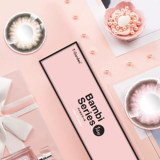 Бэмби маленькая порошкообразная коробка красивая для зрачковых девушек День бросить 10 лебедных синих цветов контактные линзы T-garden искренний флагман