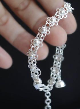 2025新款原创设计梅花手链女生甜美手串南瓜挂坠铃铛苗疆少女