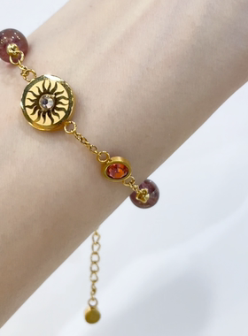 Preciosa女生水晶玻璃甜美手链