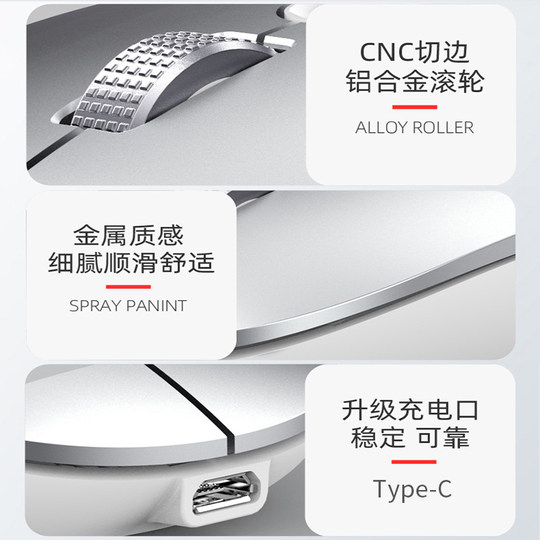 Официальный новый продукт 2025 года, новая бесшумная беспроводная мышь