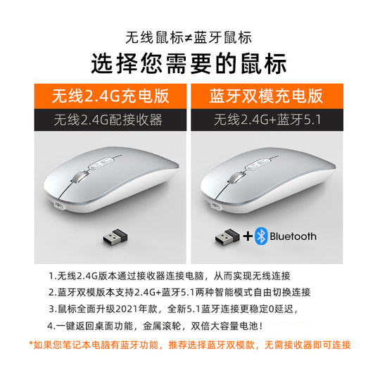 Официальный новый продукт 2025 года, новая бесшумная беспроводная мышь