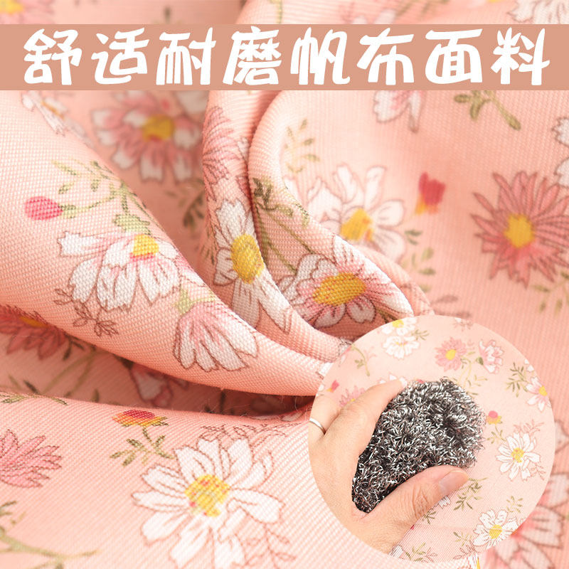 加肥女大人帆布长袖围裙正穿罩衣外套碎花布料工作服上班透气耐磨,淘宝优惠券,粉丝福利购,淘宝优惠卷