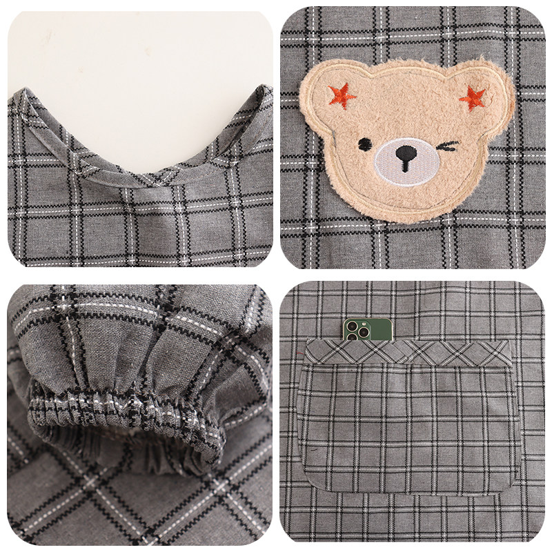 长袖厨房做饭围裙家用女罩衣日系可爱洋气新款布料透气耐磨工作服,淘宝优惠券,粉丝福利购,淘宝优惠卷