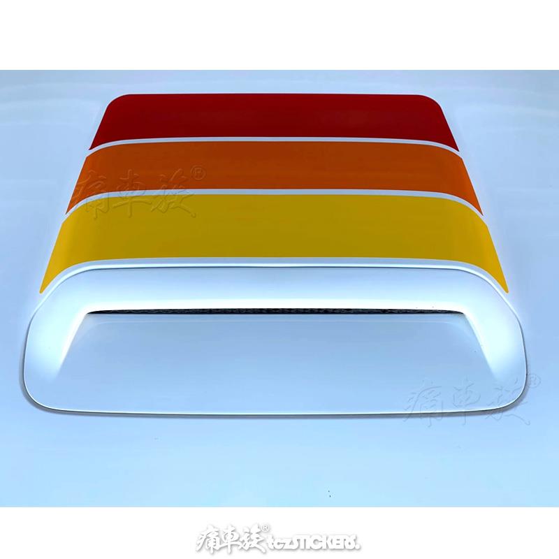 超霸4runner车头机盖车贴拉花 普拉多车尾装饰改装汽车贴纸贴膜 - 图0