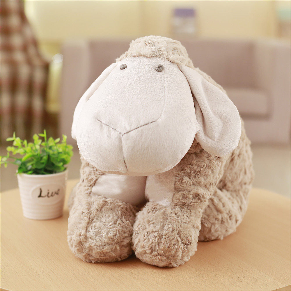 新品卡通卷毛绒绵羊公仔毛绒玩具跨境热卖长腿小羊公仔玩具