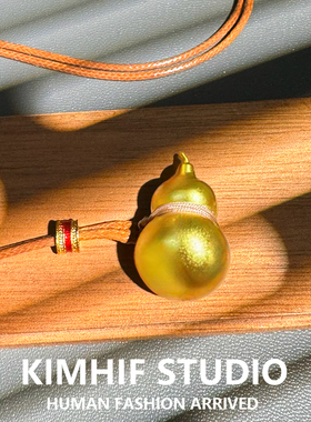 葫芦项链女款2025新款男款黄金色轻奢小众男士长款装饰项链女配饰