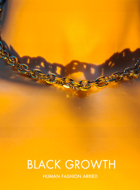 钛钢不掉色个性牵绊男项链