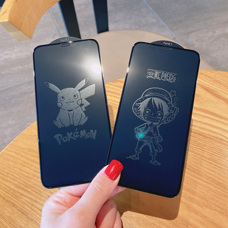 苹果17promax卡通息影钢化膜适用iPhone16pro手机膜17全屏防爆膜15/14/13/12/11/XR屏幕贴膜图案隐形膜16plus,淘宝优惠券,粉丝福利购,淘宝优惠卷