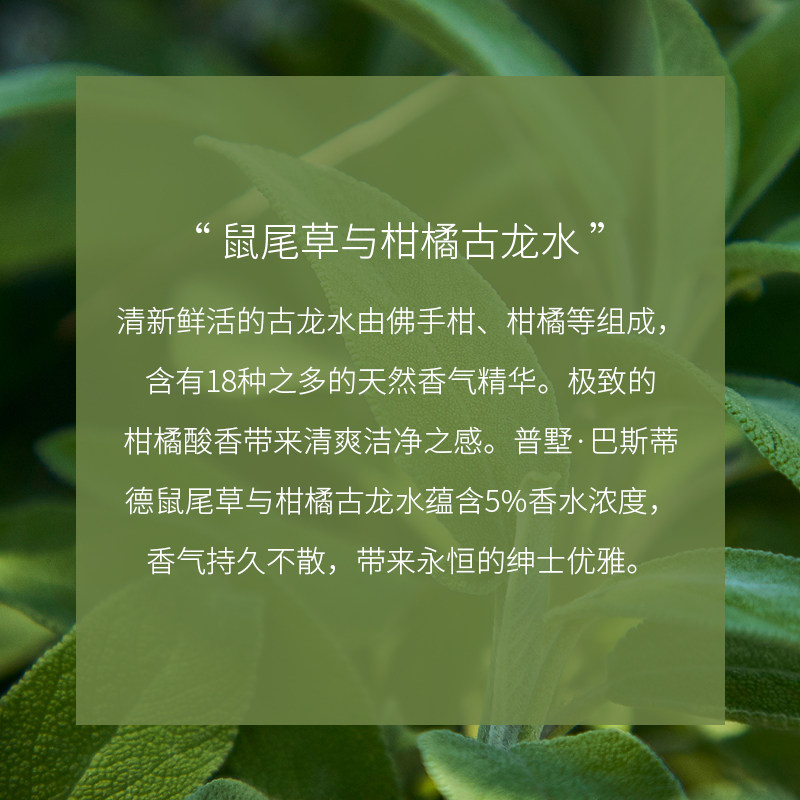 普墅bastide cologne sauge古龙水 PARFUMSDELABASTIDE美妆海香水