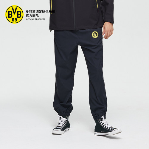 多特蒙德足球俱乐部 | 队徽款黑色运动时尚长裤球迷休闲百搭户外 - 图2