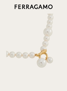 【礼物】FERRAGAMO菲拉格慕女士人造珍珠颈链
