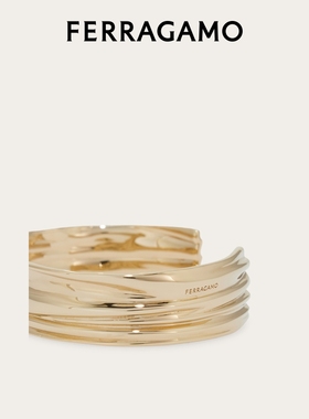 【礼物】FERRAGAMO菲拉格慕女士垂褶手镯