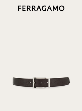 【24期免息】FERRAGAMO菲拉格慕男士双面可调式皮带3.5CM宽