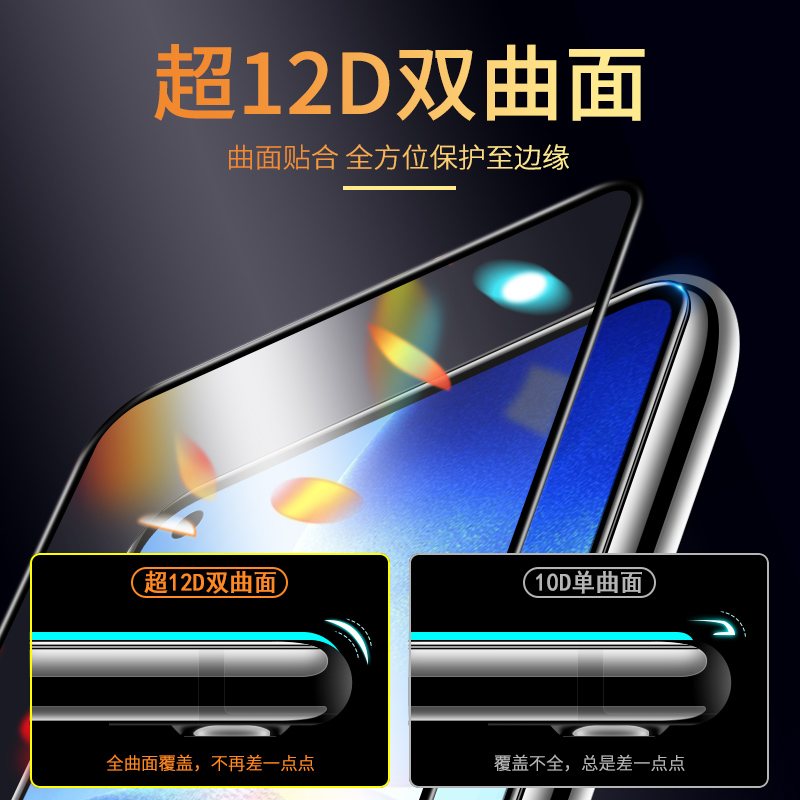 opporeno5钢化膜全屏覆盖opporeno5K手机贴膜全包边抗蓝光reno5高清防摔保护膜5g版0PPP0原装无白边reon5刚化-图1