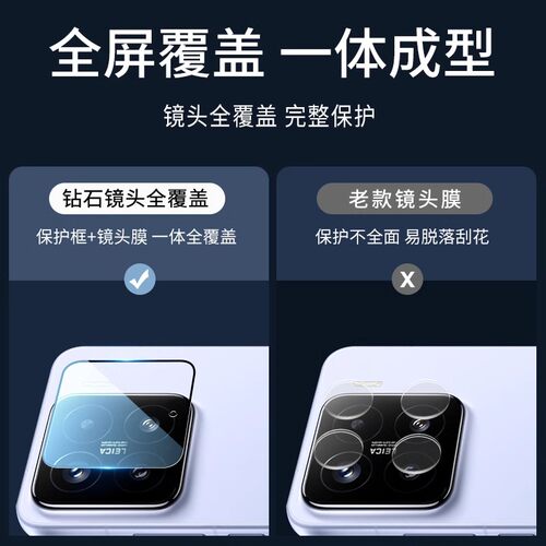 适用小米15镜头膜小米15Pro手机后摄像头14钢化膜13后置相机贴膜14Pro保护盖ultra15sPro配件ar增透十五新款 - 图2