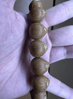 2026财宝紫金鼠正圆光珠手串菩提子紫金鼠三眼手串男女士佛珠冷门