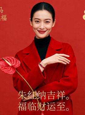 2026高含量朱砂本命佛手串貔貅手串生肖守护神男女款手链虎眼石转