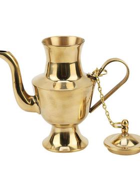 2026厂家铜酒壶酒杯供奉用品盛酒酒壶酒盅 家用自用酒杯酒壶