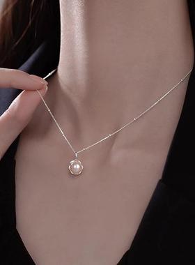 2026小众设计珍珠项链女百搭轻奢高级感气质锁骨链精致不掉色毛衣