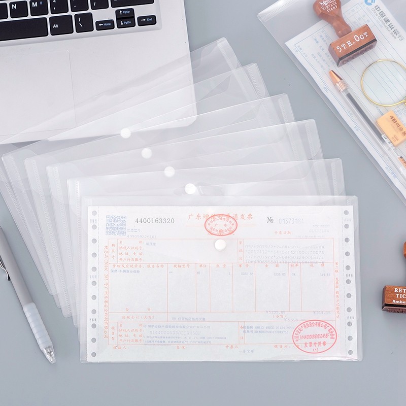 增值税收纳袋a5文件袋透明塑料增值税专用信封抵扣联封面夹防水按扣家庭证件分类整理资料袋小号财务会计用品,淘宝优惠券,粉丝福利购,淘宝优惠卷
