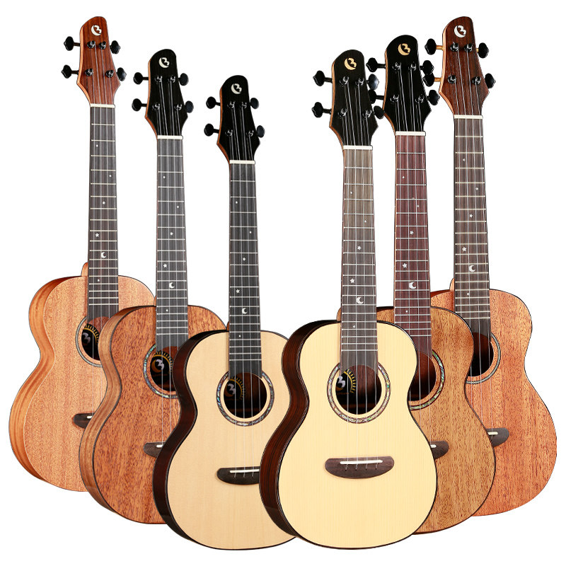 白熊音乐brightmoon明月初学小吉他 白熊乐器尤克里里/小吉他